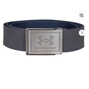 Under Armour Webbing Belt Mens OSFM Adjustable Tactical Casual Golf Gray NWT